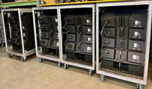Load image into Gallery viewer, d&amp;b audiotechnik V12 line array set (4) with touring cart
