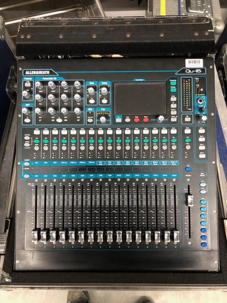 Allen & Heath Qu-16 Digital Mixer with Case – Stage Experts