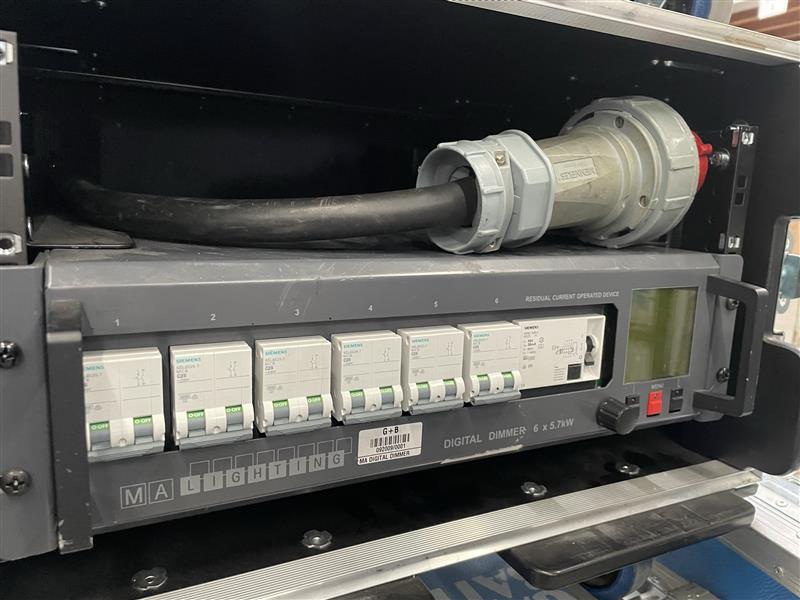 MA Lighting MA Digital Dimmer – 6x 5.7 kVA, DMX-512