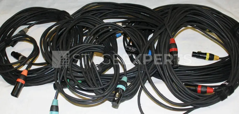 diverse DMX Cable XLR 3‑pin Set II, Colour‑Coded Packcases
