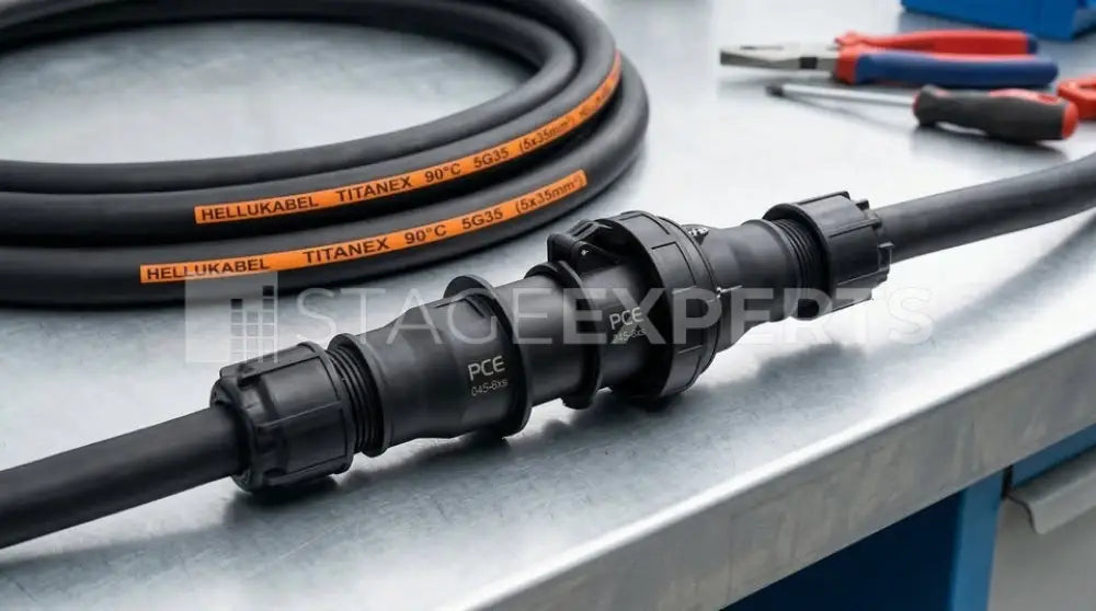Titanex 5x35mm² 125A Cable 10m – Heavy-Duty Event Power
