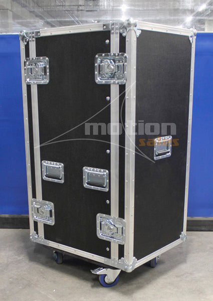 Divers DDR 24U 19-inch Rollcase, 50cm Depth – Black Rack
