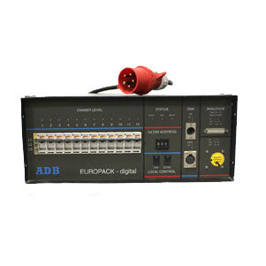 ADB Europack-Digital 12x2.3kW Dimmer Pack + Flight Case