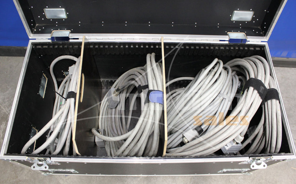 Divers Harting Cable Set with Plug Boxes & Cases