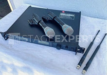 Load image into Gallery viewer, Shure UR4D+ with 2x UR2 Beta 58 – Dual UHF Wireless Set
