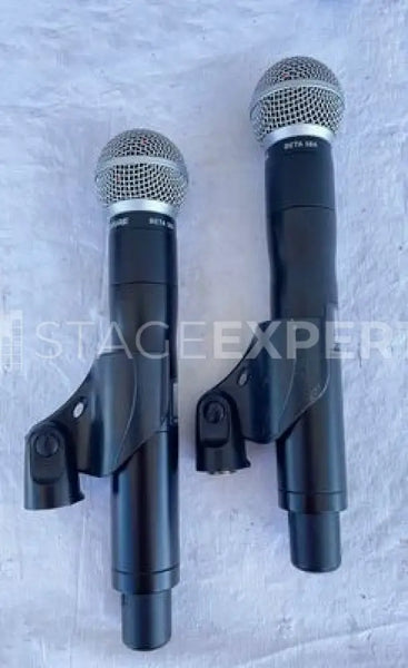 Shure UR4D+ with 2x UR2 Beta 58 – Dual UHF Wireless Set