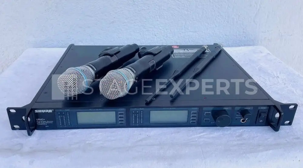Shure UR4D+ & 2x UR2/Beta 87A Wireless Handheld Set