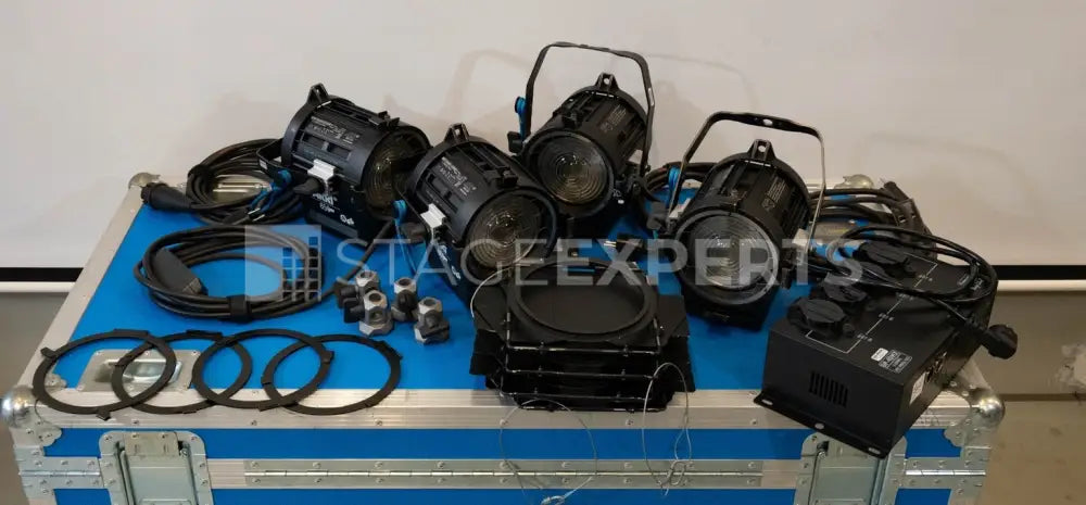 ARRI Junior 650 Plus – 4-Light Kit with Barn Doors & Dimmer