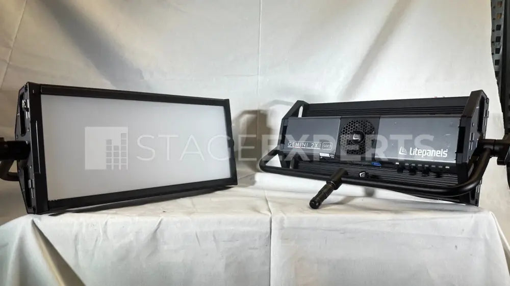 Litepanels Gemini 2x1 Pair with Case – RGBWW Softpanels, 2 Lights