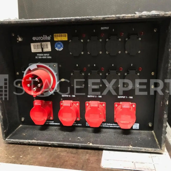 Eurolite SBM-63 63A 400V Power Distributor with Metering