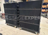 L-Acoustics K1-SB Sub Pack (8) with Dollies & Covers