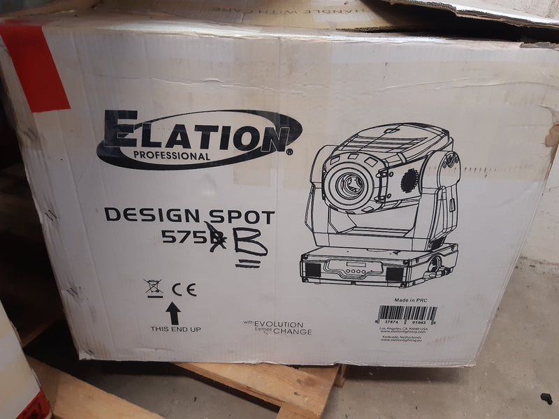 Elation Design Spot 575 B Moving Head – 575W Discharge Spot