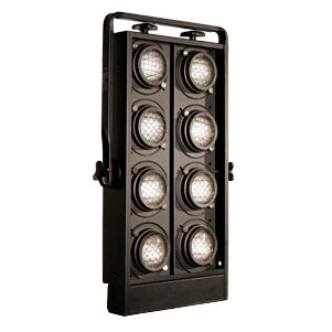 divers Blinder 8 Lite 8‑Cell Audience Blinder Fixture, Touring