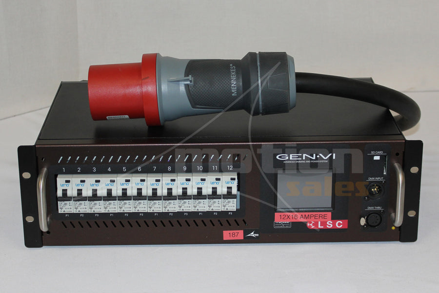 LSC GenVI 12x16A Dimmer, 63A Rack Unit | Stage Experts