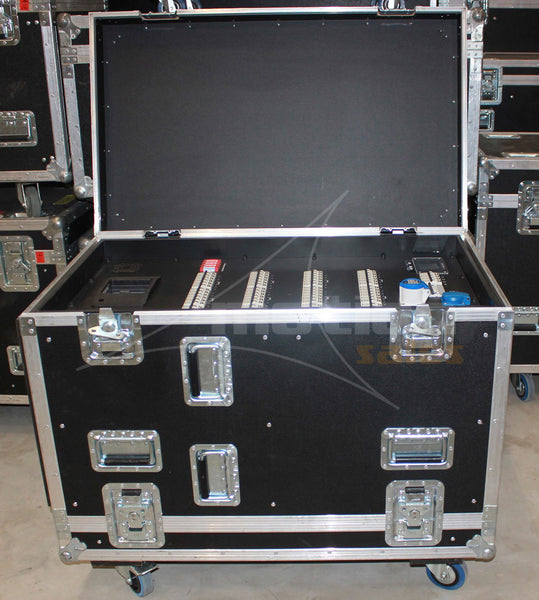 Indu STV 400A Power Distro with RCBOs – 12x Harting in Flight Case