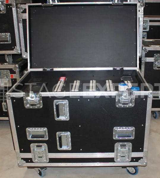 Indu STV 400A Power Distro with RCBOs – 12x Harting in Flight Case