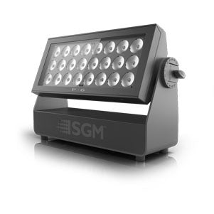 SGM P6 LED Floodlight 10° – 4-Light Set with Case