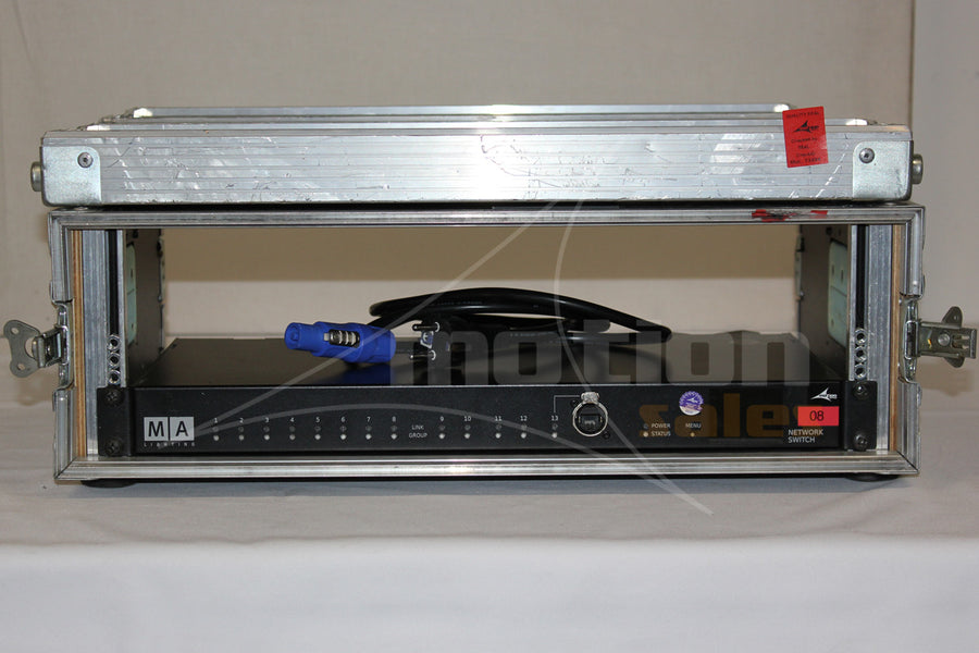MA Lighting FIBERFOX MM Network Switch, 2x Fibre, 8x RJ45