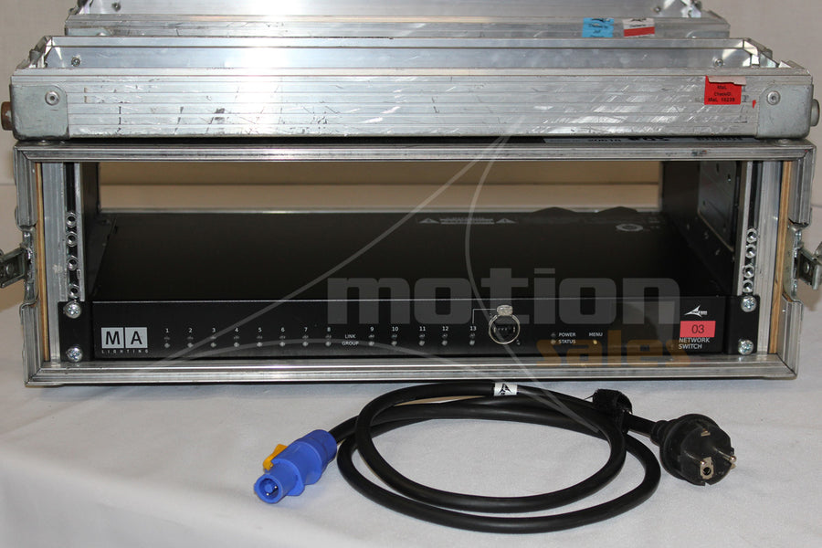 MA Lighting Network Switch with Neutrik opticalCON LWL