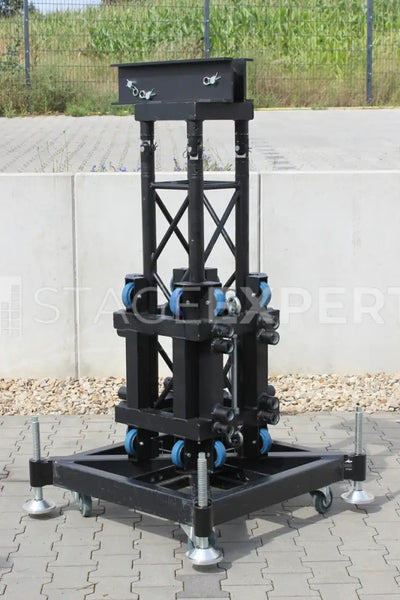 Eurotruss Tower Set XD/HD/FD34, 4‑Tower Pack – Black