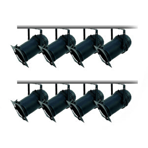 diverse ACL Group Black PAR 64 Bar Set with Case | ACL beams