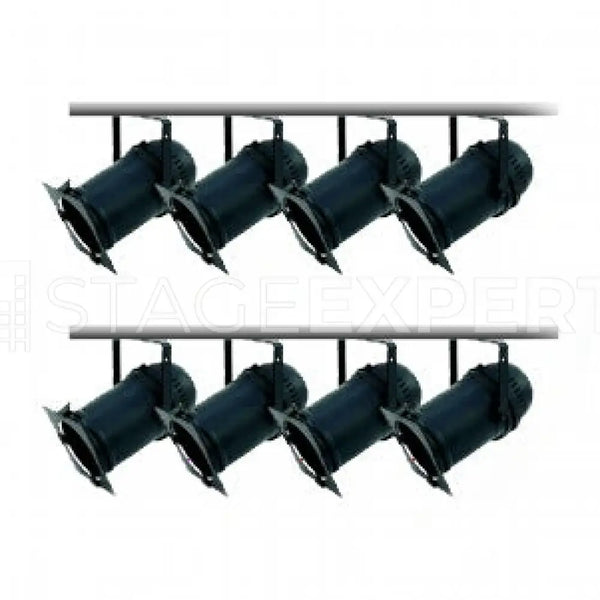 diverse ACL Group Black PAR 64 Bar Set with Case | ACL beams