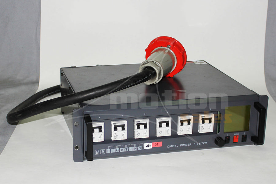 MA Lighting Dimmer 6 x 5.7 kW, 2x Han 6H (No RCD)