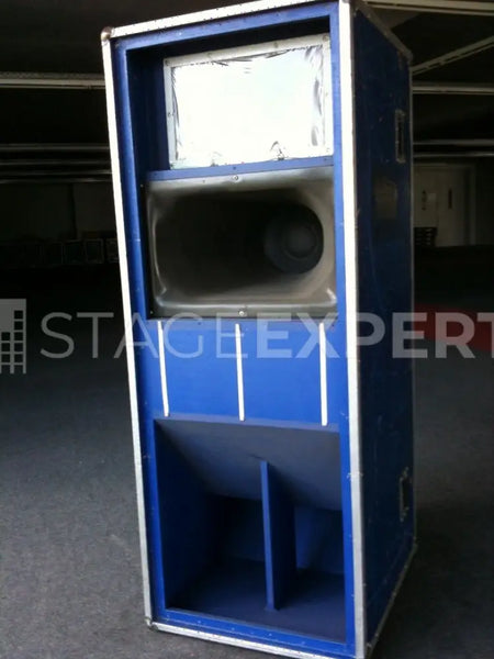 Horn‑Loaded 2‑Way Full‑Range Speaker Cabinet with JBL/RCF