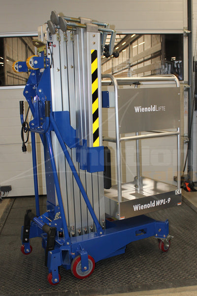 Wienold WPL-9 Personnel Lift, 10.8 m Reach, 150 kg, AC/DC