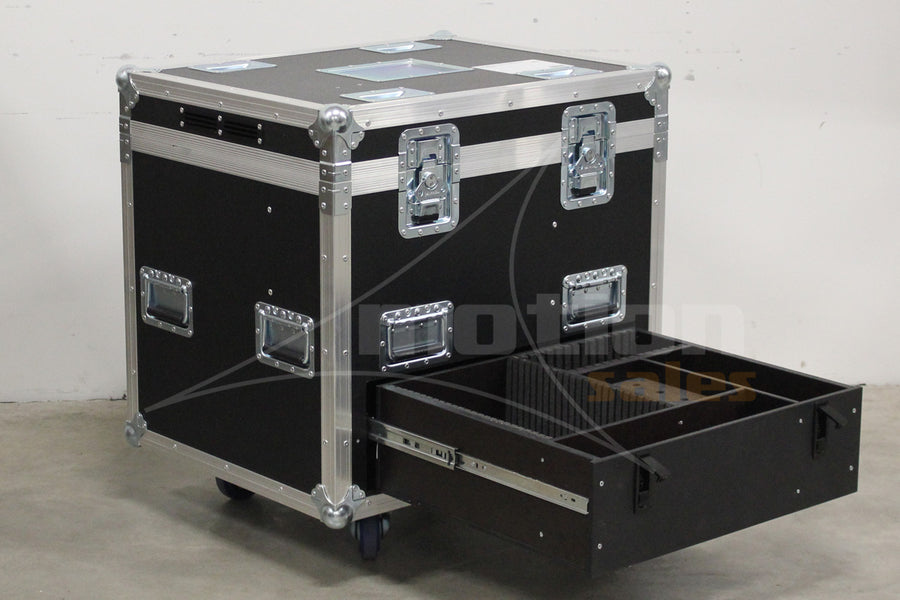Astera QuikSpot Case (8) with Drawer – Custom Flightcase