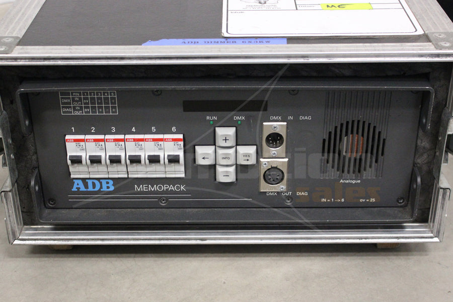 ADB Memopack 6 x 3 kW Dimmer Pack – 6-Channel Control