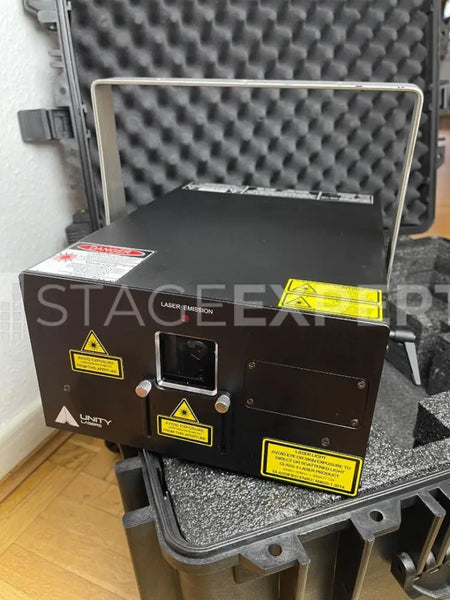 Unity RAW 10W RGB Laser with Flight Case & Rain Cover