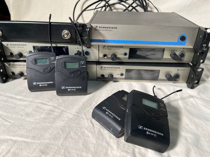Sennheiser EW 30 Taschensender und Empfänger mit Antennensplit