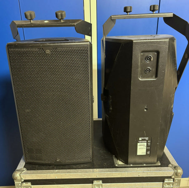 d&b audiotechnik E12 Speakers – Pair with Brackets & Case