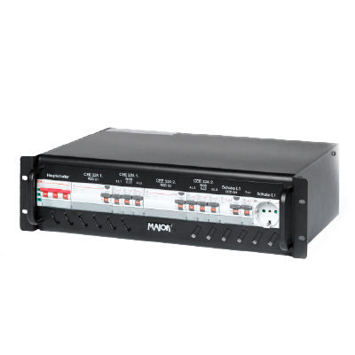 Major STV 63A to 3x32A CEE Power Distro, 19-inch 3U Rackmount