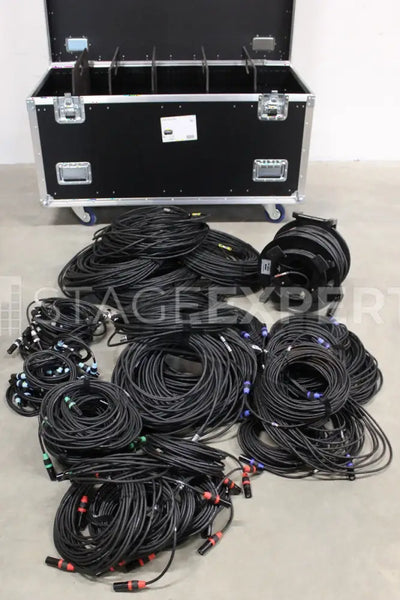 CAT6E etherCON Cable Set with Case – Mixed Lengths