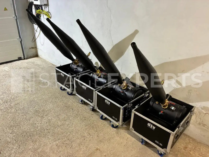 DJ Power DC-3L Cannons Set of 4 – Water & Confetti Effects