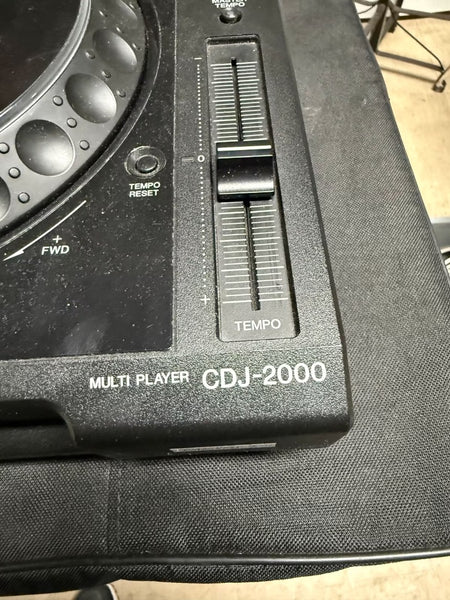 Pioneer CDJ-2000 Media Player with Case | Pro DJ Deck for Clubs