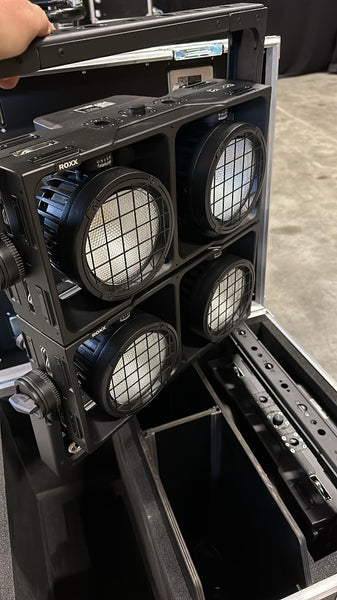 ROXX Blinder B2 FC Set – 4 fixtures with rigging & case