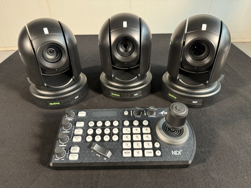 BirdDog Eyes P200 Camera & PTZ Keyboard Controller Set