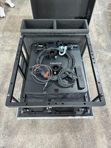 Christie D-12WU-H Projector with Case & Flying Frame