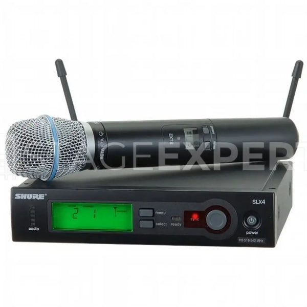 Shure SLX24/BETA87A K3E Wireless System (606–630 MHz)