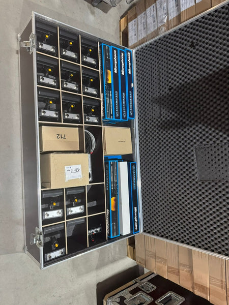 Sennheiser Conference Set – 24 Stations with Mics & Case