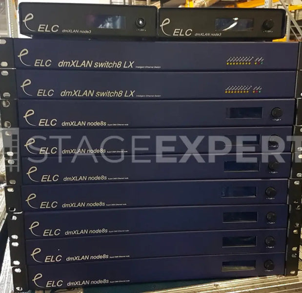ELC dmXLAN Node 8s – 8-port Art-Net/sACN DMX Node