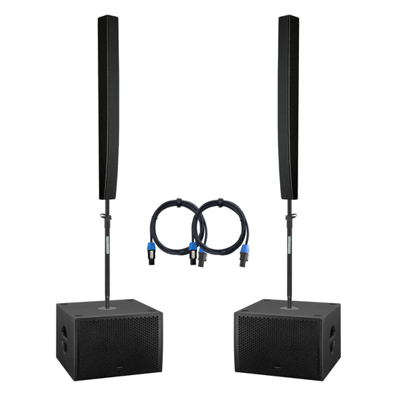 Seeburg L16J & G Sub 1201 dp+ PA Set with Bags & Cables
