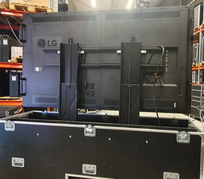 LG UH5F-H 98in Displays with Motorised Stands (Pair)
