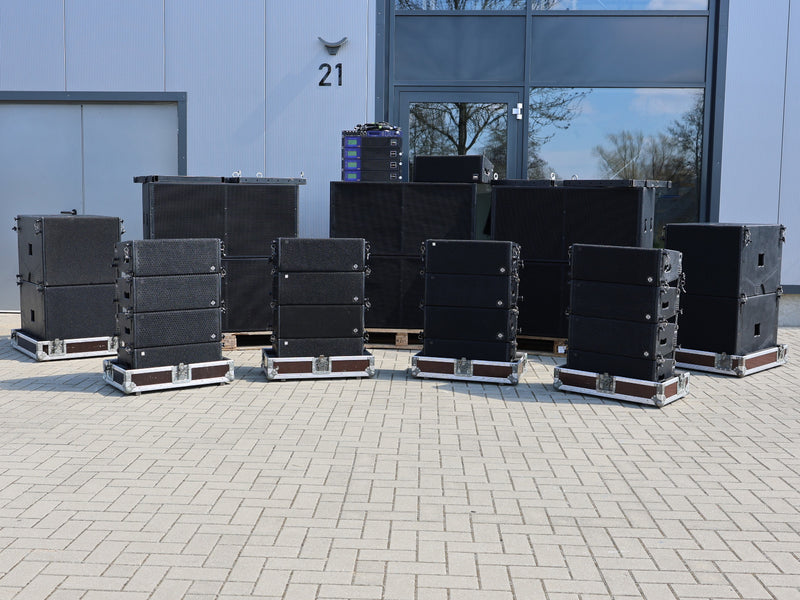 Coda Audio LA8 Line Array Set with Subs, Amps and Frames