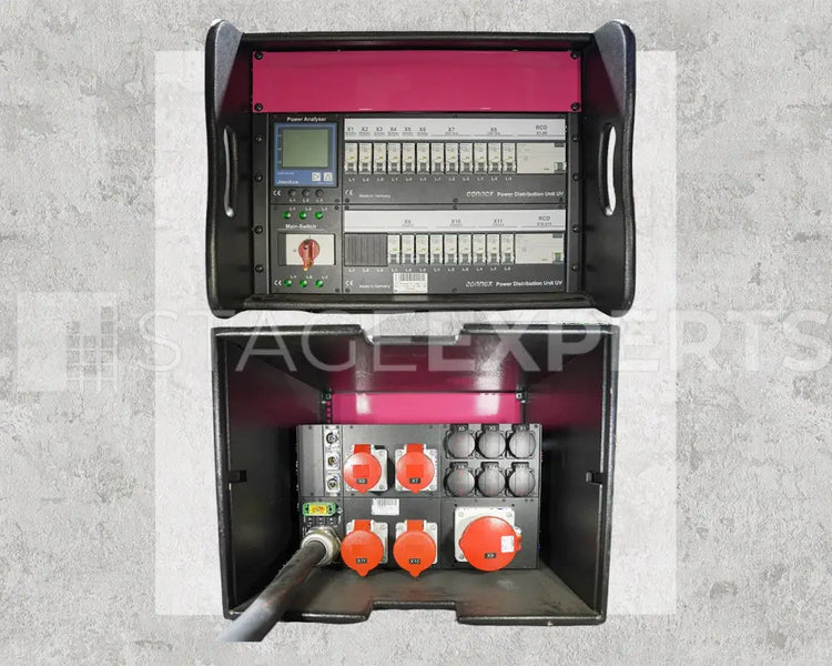 Connex 19-inch CEE Distribution Unit 125A In, 32A/16A/Schuko