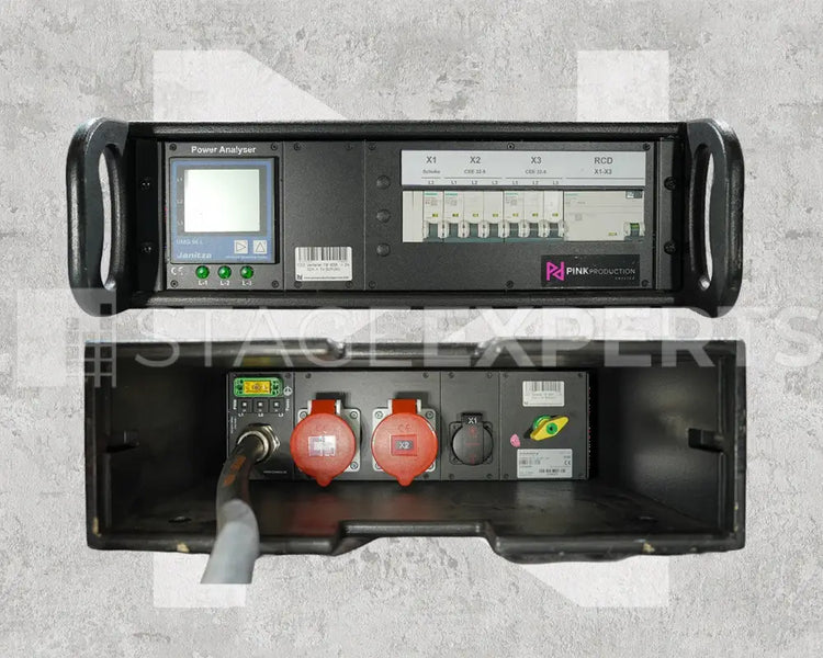 Connex CEE 19-inch Distribution Unit 63A In, 2x32A + Schuko