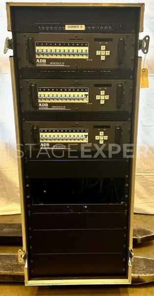 ADB Memorack 30 Dimmer Rack Set – 3 Racks with Flightcase